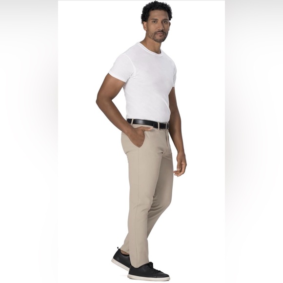 NEW Khaki Chef Works Men's Chino Poly Stretch Pant 42/32 - Picture 4 of 6